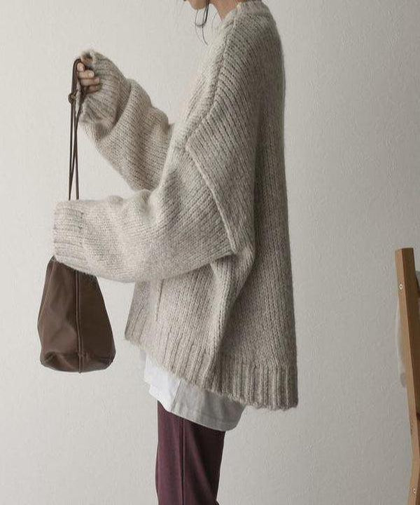 Ivory™ Oversized Pocket Front Sweater