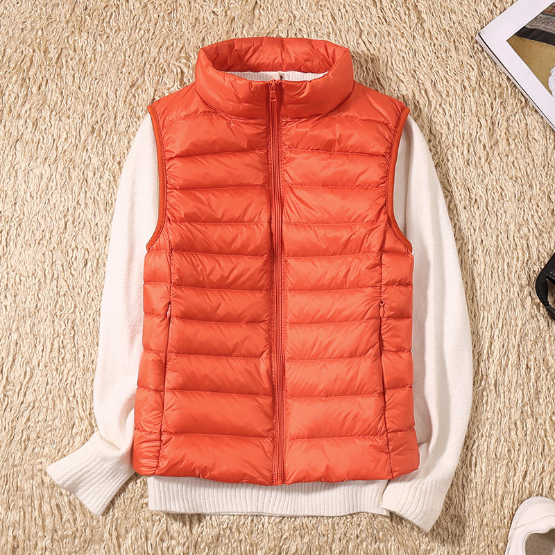 Galora - New Vest with White Duck Feathers
