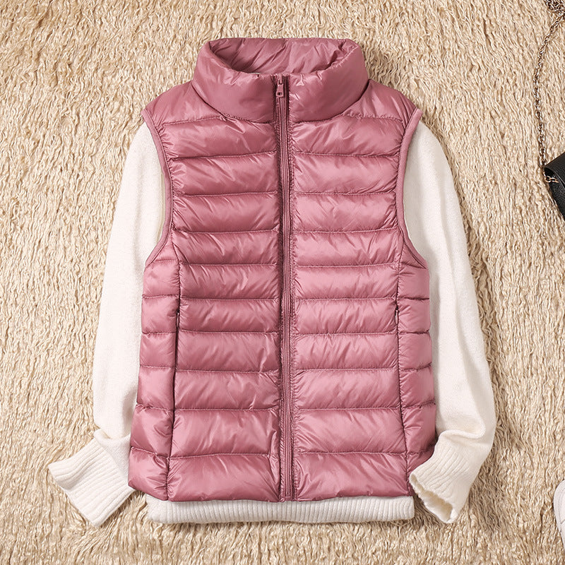 Galora - New Vest with White Duck Feathers