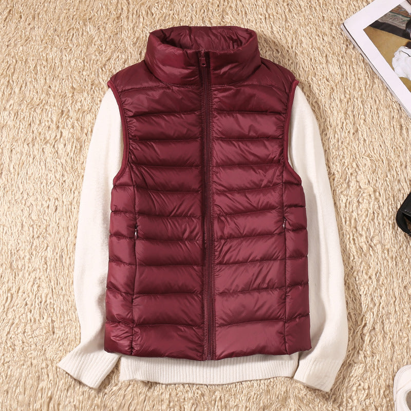 Galora - New Vest with White Duck Feathers