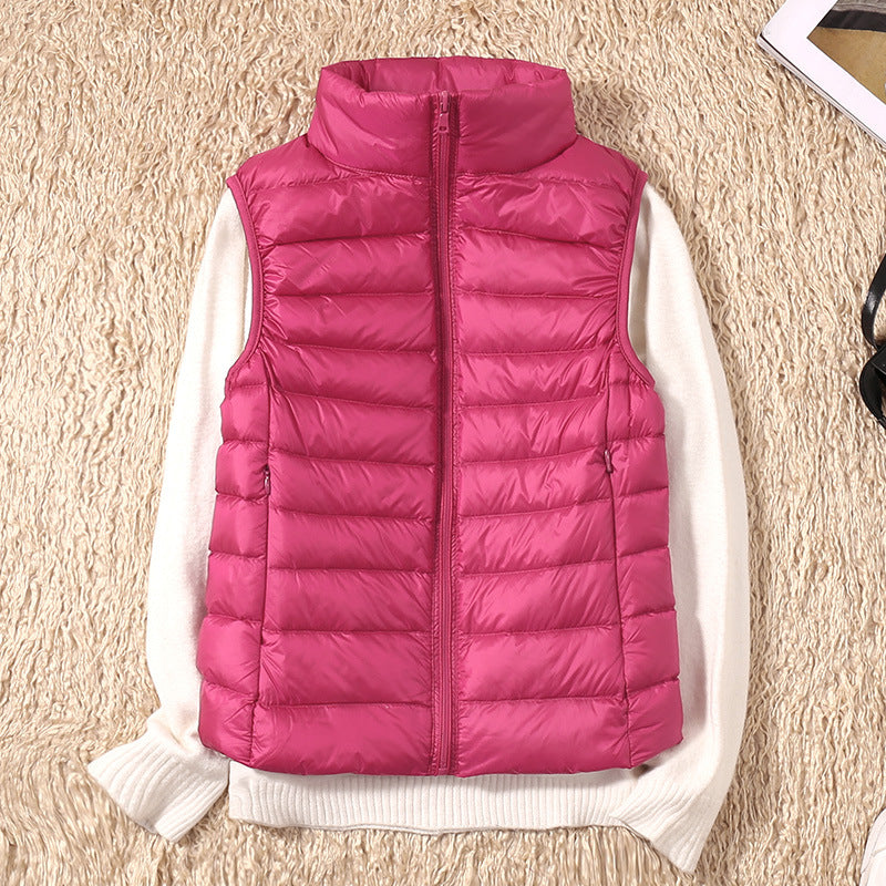 Galora - New Vest with White Duck Feathers