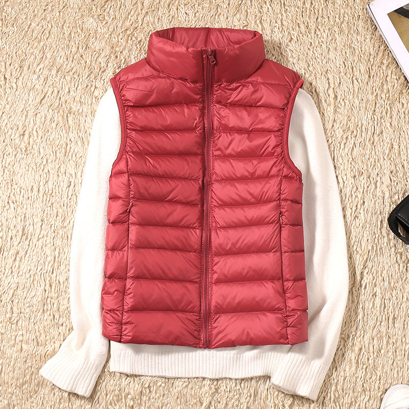 Galora - New Vest with White Duck Feathers