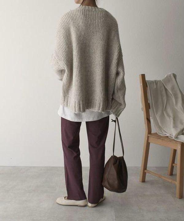Ivory™ Oversized Pocket Front Sweater