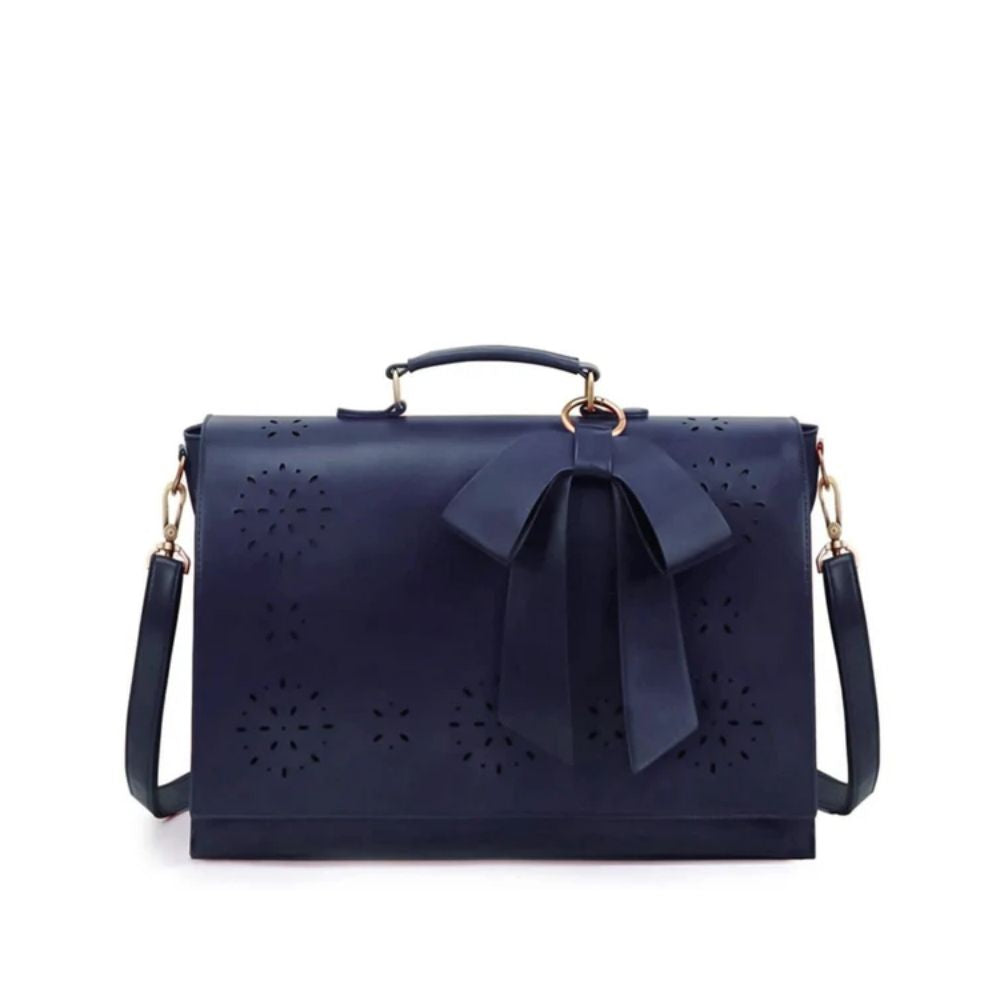 Grace’s Elegant Bow-Tie Satchel